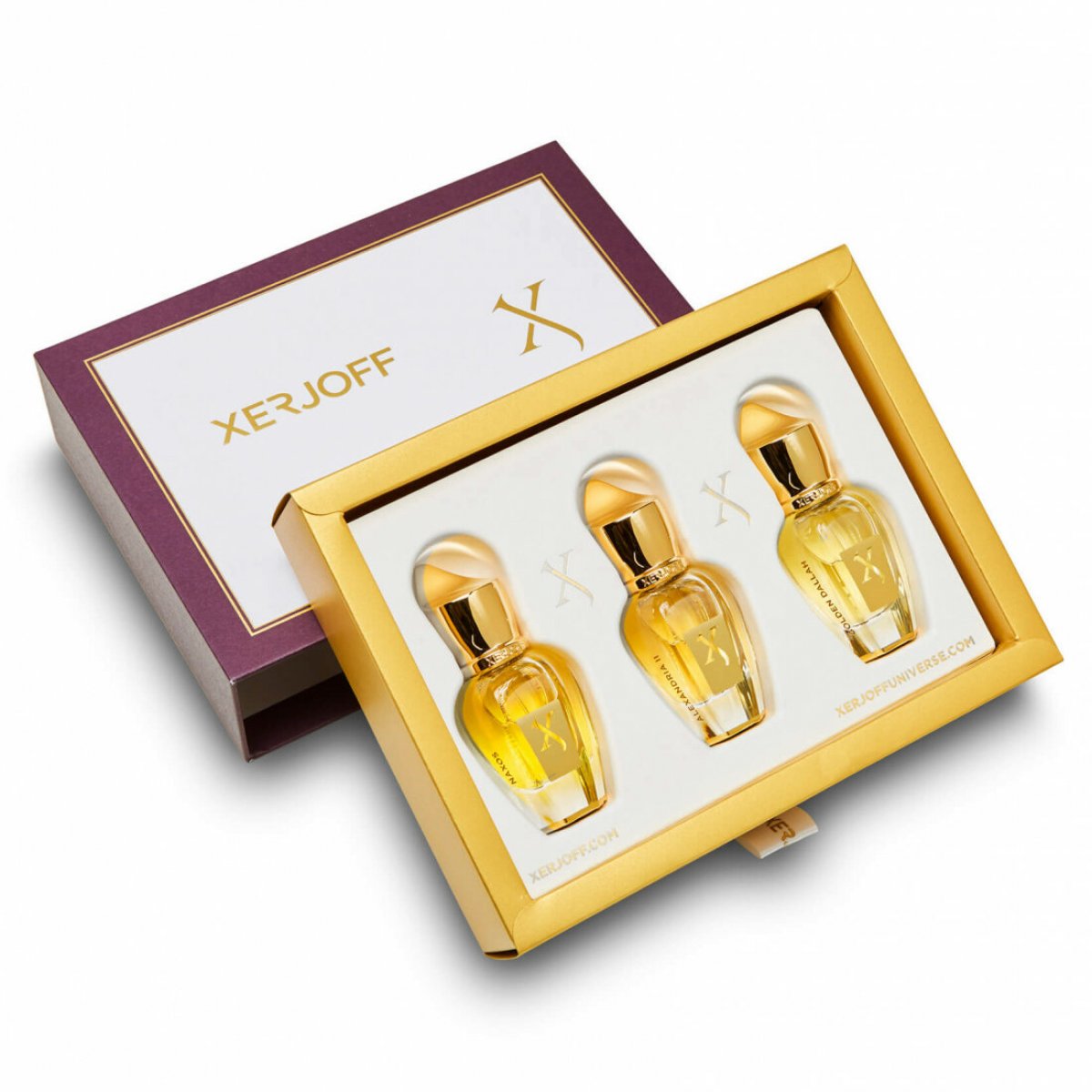 Xerjoff Discovery Set NAXOS - ALEXANDRIA II - GOLDEN DALLAH (3x15 ml) von Xerjoff