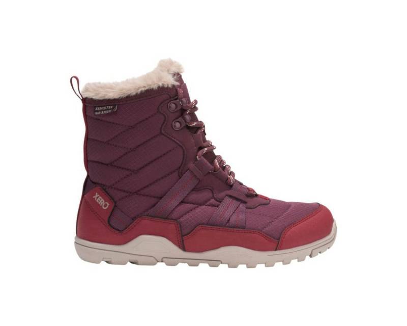 Xero Shoes Alpine Snow Boot (warm, wasserdicht, gefüttert) weinrot Damen Winterstiefel von Xero Shoes