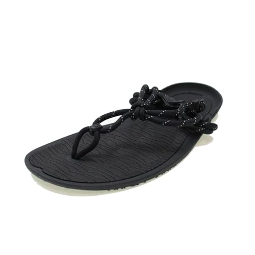 Xero Shoes Aqua Cloud Damen Sandalen – Minimalistische Wassersandalen mit extra griffiger Sohle – Schwarz, Größe 36,5 EU von Xero Shoes