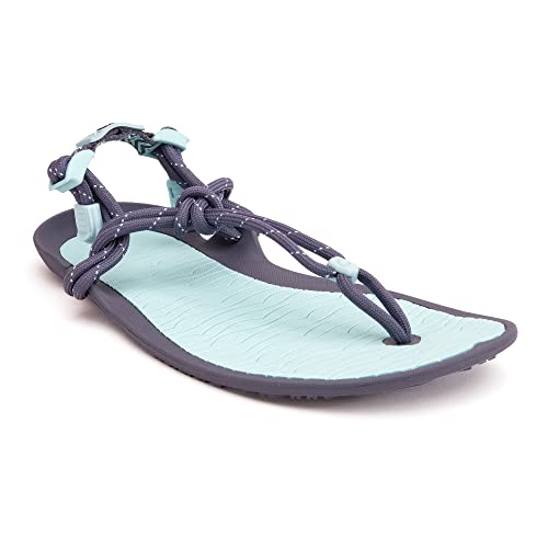 Xero Shoes Aqua Cloud Damen Sandalen – Minimalistische Wassersandalen mit extra griffiger Sohle – Blau Leuchten, Größe 41,5 EU von Xero Shoes