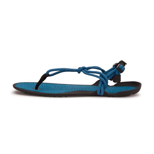 Xero Shoes Aqua Cloud Herren Sandalen – Minimalistische Wassersandalen mit extra griffiger Sohle – Blau Saphir, Größe 43 EU von Xero Shoes