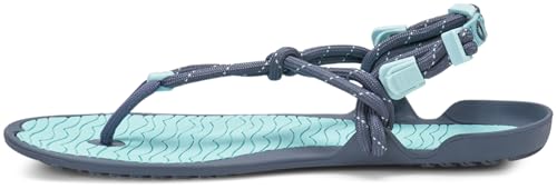 Xero Shoes Aqua Cloud Damen Sandalen – Minimalistische Wassersandalen mit extra griffiger Sohle – Blau Leuchten, Größe 36,5 EU von Xero Shoes