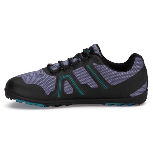 Xero Shoes Damen Mesa Trail WP Laufschuhe - Wasserdicht, Nullabsatz, Breite Zehenbox, Barfuß-Trail-Laufschuhe für Damen — Grisaille/Schwarz, Größe 38 EU von Xero Shoes