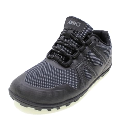 Xero Shoes Damen Mesa Trail WP Laufschuhe - Wasserdicht, Nullabsatz, Breite Zehenbox, Barfuß-Trail-Laufschuhe für Damen — Schwarz, Größe 39 EU von Xero Shoes