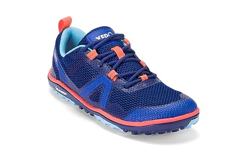 Xero Shoes Damen Scrambler Low Trail Runner & Wanderstiefel — Nullabsatz, Breite Zehenbox, Leichte & Barfußgefühl-Schuhe für Damen — Sodalite Blue/Orange, Größe 38,5 EU Xero Shoes Damen Scrambler Low Trail Runner & Wanderstiefel — Nullabsatz, Breite Zehenbox, Leichte & Barfußgefühl-Schuhe für Damen — Sodalite Blue/Orange, Größe 38,5 EU von Xero Shoes