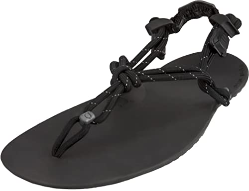 Xero Shoes Genesis Sandalen für Damen – Leichte Damenschuhe, faltbare Sandalen, reisefreundlich – Schwarz, Größe 38,5 EU von Xero Shoes