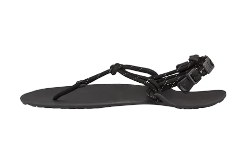 Xero Shoes Genesis Sandalen für Herren – Leichte Herrenschuhe, faltbare Sandalen, reisefreundlich – Schwarz, Größe 39 EU von Xero Shoes