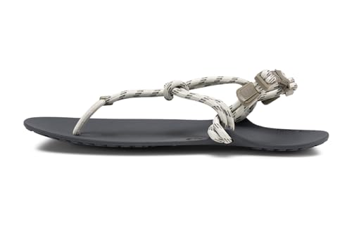 Xero Shoes Genesis Sandalen für Damen – Leichte Damenschuhe, faltbare Sandalen, reisefreundlich – Steingrau, Größe 41.5 EU von Xero Shoes