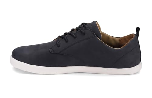 Xero Shoes Herren Glenn Dress Casual Lederschuhe – Leichte Schuhe für Männer – Schwarz/Weiß, Größe 43,5 EU von Xero Shoes