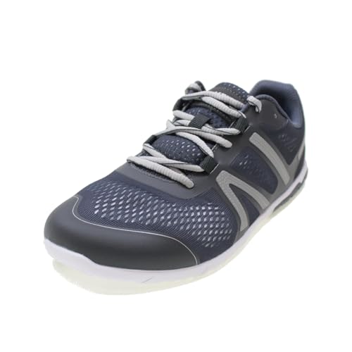 Xero Shoes HFS - Damen Leichter Barfuß-inspirierter Minimalistischer Straßenlauf-Fitnessschuh Zero Drop Sneaker, Grau (Stahlgrau), 39 EU von Xero Shoes