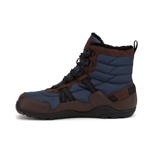 Xero Shoes Herren Alpine Barfuß Wanderstiefel, Braun/Marineblau, Größe 39, Schwarz, 38.5 EU von Xero Shoes
