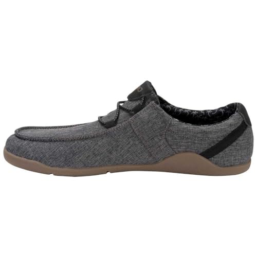 Xero Shoes Herren Kona Slip-On Mokassin - Nullabsatz, Leichtgewicht, Breite Zehenbox & Barfußgefühl Schuhe für Herren - Asphalt, Größe 40 EU von Xero Shoes