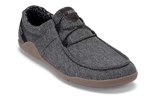 Xero Shoes Herren Kona Slip-On Mokassin - Zero Drop, leicht & barfuß Gefühl, Asphalt, 46 EU von Xero Shoes
