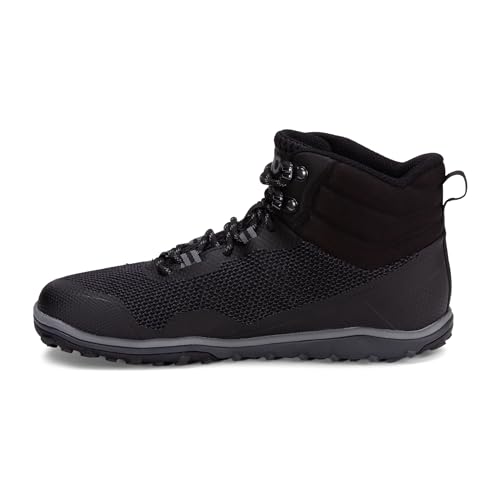 Xero Shoes Herren Scrambler Mid - Leichter, atmungsaktiver Wanderschuh, Schwarz, 44.5 EU von Xero Shoes