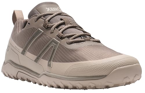 Xero Shoes Herren Scrambler Trail Low wasserdichte Schuhe, Morel/Pure Cashmere, 45 EU von Xero Shoes