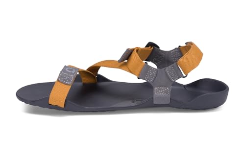 Xero Shoes Herren Z-Trek Sandalen – Null Spreizung, breite Zehenbox, leichte und verpackbare Sportsandalen für Herren – Goldnugget, Größe 45 EU von Xero Shoes