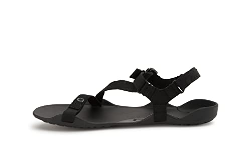 Xero Shoes Herren Z-Trek Sandalen – Null Spreizung, breite Zehenbox, leichte und verpackbare Sportsandalen für Herren – Schwarz, Größe 42 EU von Xero Shoes