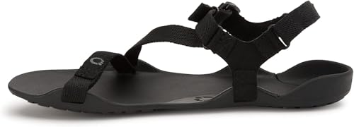Xero Shoes Herren Z-Trek Sandalen | Null Spreizung, breite Zehenbox, leichte und verpackbare Sportsandalen für Herren | Schwarz, Größe 46 EU von Xero Shoes