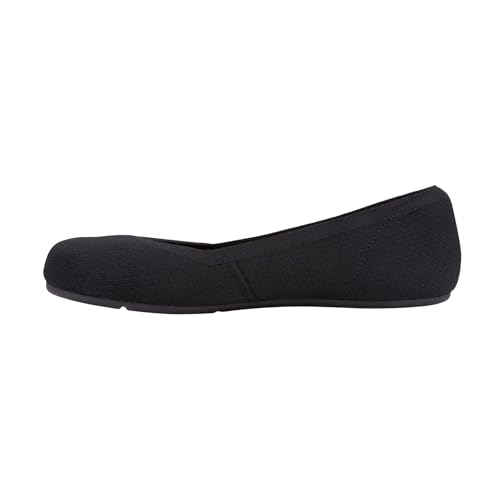 Xero Shoes Damen Phoenix Ballett Flats — Bequeme, Breite Weite, Slip-On Flache Schuhe für lässige, Elegante und berufliche Anlässe — Schwarz, Größe 41,5 EU von Xero Shoes