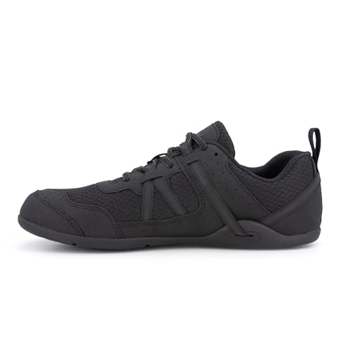 Xero Shoes Prio Herren Barfußschuhe — Laufschuhe für Herren, Nullabsatz, minimalistisch, Breite Zehenbox, Leichtgewichtige Trainingskleidung — Schwarz, Größe 43 EU von Xero Shoes