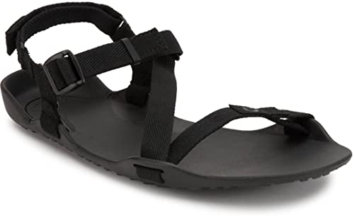 Xero Shoes Damen Z-Trek Sandalen – Null Spreizung, breite Zehenbox, leichte und verpackbare Sportsandalen für Damen – Schwarz, Größe 41,5 EU von Xero Shoes