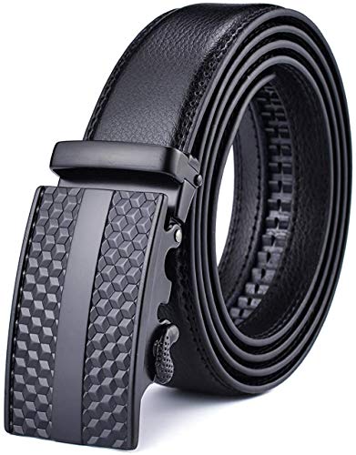 X XHtang Gürtel Herren Automatik Gürtel mit Automatikschließe-3,5cm Breite, A-schwarz.112, Länge 115cm Geeignet für 30-36 taille X XHtang Gürtel Herren Automatik Gürtel mit Automatikschließe-3,5cm Breite, A-schwarz.112, Länge 115cm Geeignet für 30-36 taille von Xhtang