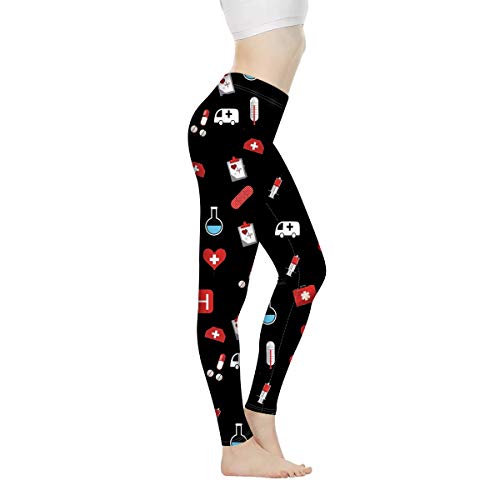 Xhuibop Damen Yogahose Bauchkontrolle Workout Leggings Stretch Fitness Strumpfhose Butt Lifting - Schwarz - Mittel Xhuibop Damen Yogahose Bauchkontrolle Workout Leggings Stretch Fitness Strumpfhose Butt Lifting - Schwarz - Mittel von Xhuibop