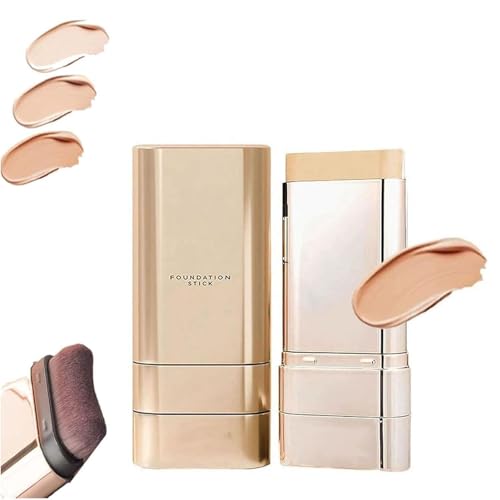 2 in 1 Vivienbeauty Foundation Stick,Multi-use Foundation Stick,Hydrating Lightweight Foundation Stick with Brush for All Skin Types,Brightens,Hydrates (Natural Color) von XiChiu
