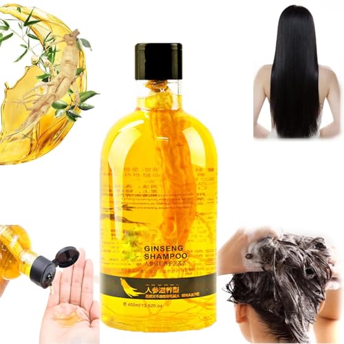 Ginseng Shampoo,Ginseng Extract Root Nourishing Shampoo for Men & Women,Restore Smooth Soft Hair (1 Pcs) von XiChiu