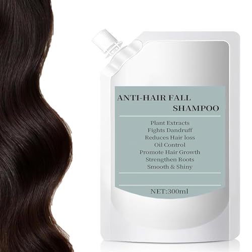 Hair Fall & Less Shedding Shampoo,300ml Volumizing Shampoo,Promotes Hair Growth,Strengthens Roots,Oil Control,Scalp Nourishment for Women Men (1 Pcs) von XiChiu