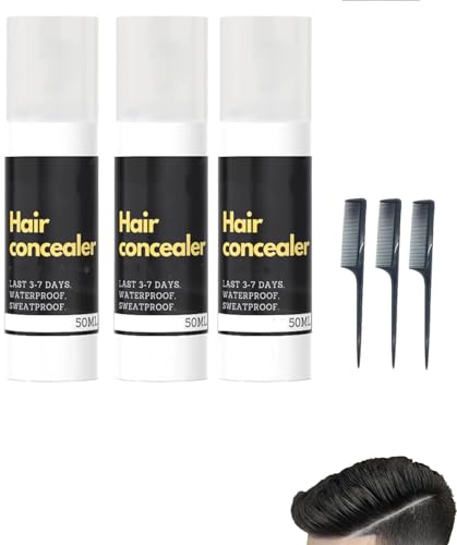Hairfillup Hair Concealer,Enhance Hairline Powder Waterproof,Sweat-proof Hairline Powder,Temporary Gray Concealer Spray,Sweatproof Hair Concealers,Fuller & Confident Look Hairs for Men Women (3 Pcs) von XiChiu