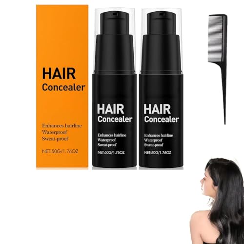 Lefron Hair Concealer,Instant Hair Concealer Cream,Scalp Concealer,Hair Filler for Women and Men Gray Coverage,Natural-Looking Hair (2 Pcs) von XiChiu