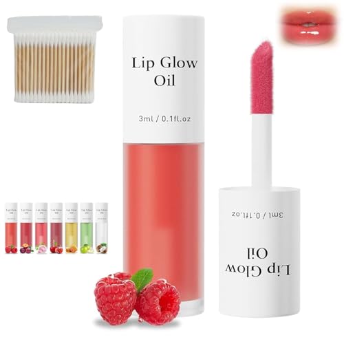 Shiftalter Tinted Lip Glow Oil,Long-Lasting Shiny Fruit Flavor Lip Stain,Clear Glossy Lip Gloss,Hydrating Lip Glow Oil,Keep Shiny All Day with Waterproof (01#) von XiChiu