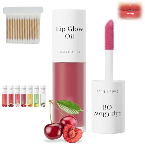 Shiftalter Tinted Lip Glow Oil,Long-Lasting Shiny Fruit Flavor Lip Stain,Clear Glossy Lip Gloss,Hydrating Lip Glow Oil,Keep Shiny All Day with Waterproof (04#) von XiChiu