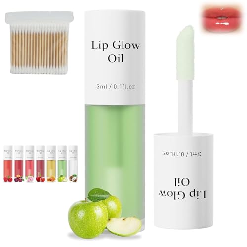 Shiftalter Tinted Lip Glow Oil,Long-Lasting Shiny Fruit Flavor Lip Stain,Clear Glossy Lip Gloss,Hydrating Lip Glow Oil,Keep Shiny All Day with Waterproof (06#) von XiChiu