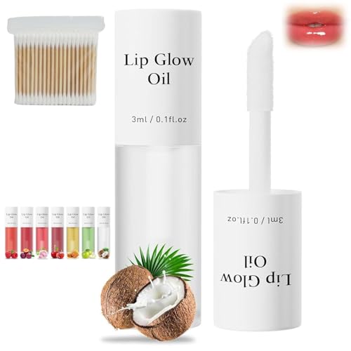 Shiftalter Tinted Lip Glow Oil,Long-Lasting Shiny Fruit Flavor Lip Stain,Clear Glossy Lip Gloss,Hydrating Lip Glow Oil,Keep Shiny All Day with Waterproof (07#) von XiChiu