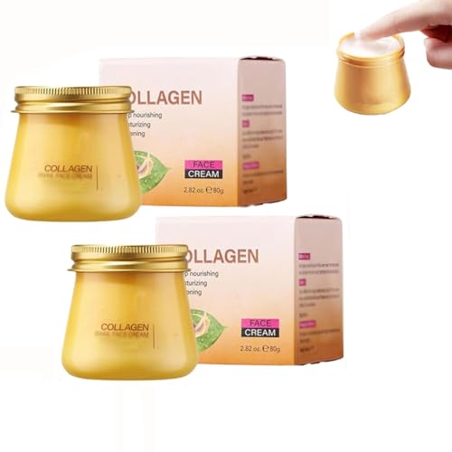 Snail Collagen Face Cream,Snail Hydrating Anti-Wrinkle And Rejuvenating Cream,Snail Collagen Rejuvenation Cream,Moisturizing Skin,Skin Tighten,Deep Hydrating for Women (2) von XiChiu