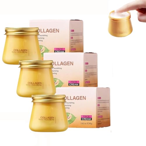 Snail Collagen Face Cream,Snail Hydrating Anti-Wrinkle And Rejuvenating Cream,Snail Collagen Rejuvenation Cream,Moisturizing Skin,Skin Tighten,Deep Hydrating for Women (3) von XiChiu