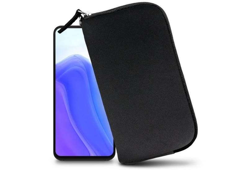 XiRRiX Handytasche Handytasche für Smartphone - universal Handyhülle mit Handschlaufe (kompatibel mit z.B. Iphone 15 Pro Max, 1-tlg., inkl. Handschlaufe), Softcase für besten Schutz Dank Polsterung mit Stoßdämpfung von XiRRiX