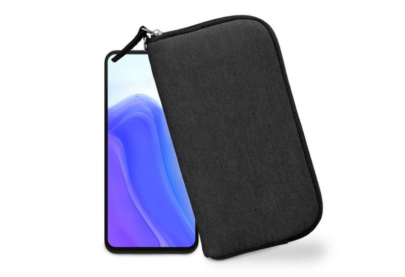 XiRRiX Handytasche für Smartphone oder Handy - Handyhülle Smartphonetasche (Handyhülle aus Polyester 4XL, 1-tlg., Premium Modell), mit RFID Schutz von XiRRiX