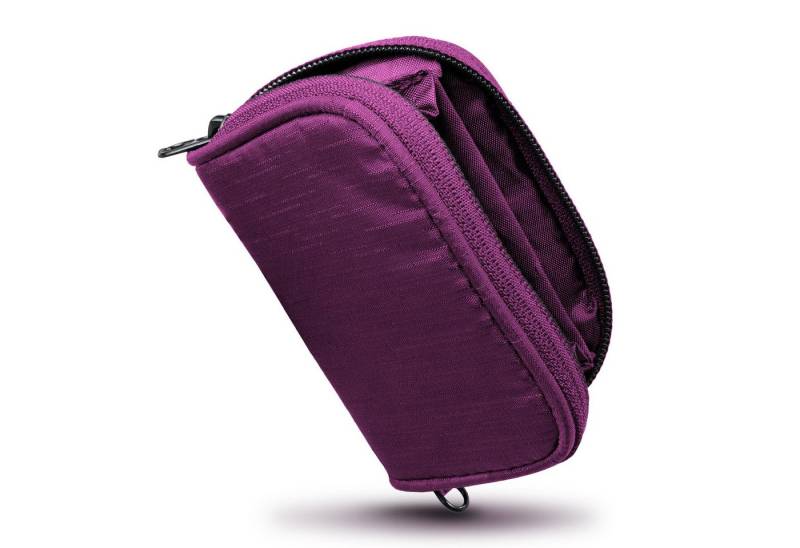 XiRRiX Mini Geldbörse Geldbörse Damen klein - Kleiner Geldbeutel Damen mit Reißverschluss (mit Reißverschluss, in schönen Farben), Klein, Wasserabweisend von XiRRiX