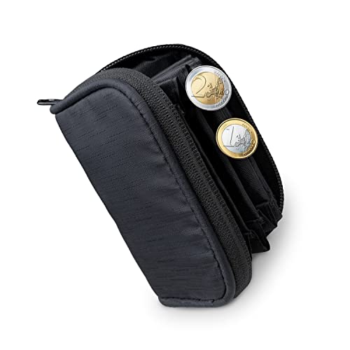 XiRRiX Portemonnaie Damen klein - Kleines Kartenetui Damen mit Reißverschluss - Geldbörse Damen klein mit Münzfach - Mini Geldbeutel Damen mit Wasserabweisendes Material ideal für die Reise von XiRRiX