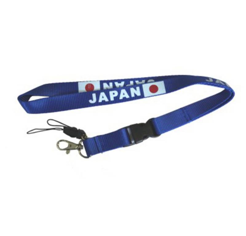 XiRRiX Schlüsselanhänger Schlüsselband zum umhängen (Lanyard, mit Japan oder Brazil Design), mit abnehmbarem Clip Verschluss von XiRRiX