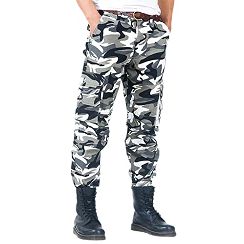 XianXinXn Tarnhosen Für Männer Militärtaktische Frachthosen Training Arbeit Armee Camo Combat Man Kleidung Große Hosen Männer Männer weiße Tarnung 3XL XianXinXn Tarnhosen Für Männer Militärtaktische Frachthosen Training Arbeit Armee Camo Combat Man Kleidung Große Hosen Männer Männer weiße Tarnung 3XL von XianXinXn