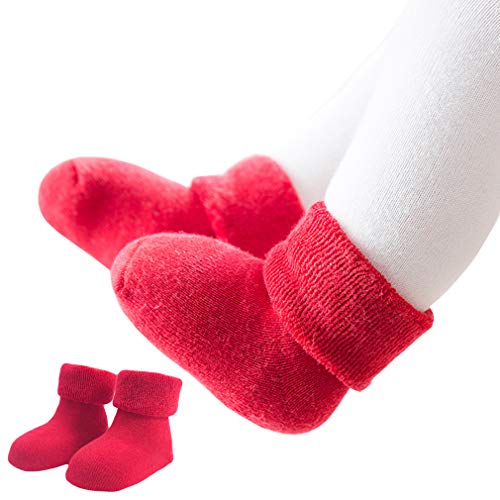 Xiang Ru 0-3 Jahres Baby Mädchen Junge Lange Wintersocken Boden Socken Erstlingssöckchen Strümpfe Füßlinge Rot S Xiang Ru 0-3 Jahres Baby Mädchen Junge Lange Wintersocken Boden Socken Erstlingssöckchen Strümpfe Füßlinge Rot S von Xiang Ru