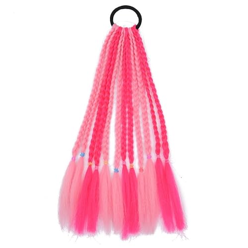 XIAO HUA Zopf Pferdeschwanz Dreadlock-Verlängerung für Kinder in Zöpfen, Haarverlängerung, Perücke, dünne Dreads, Perücke, synthetisches Haarteil, A17 von Xiao Hua