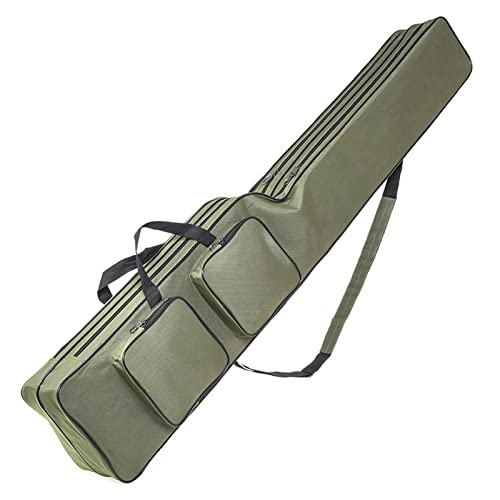 XiaoXIN Zwei Schicht 130 cm Angelrute Reel Bag Angelrute Angelgerät Wereug Tragetasche Träger Reisetasche Aufbewahrungstasche Organizer Angeln Abdeckung Tasche von XiaoXIN