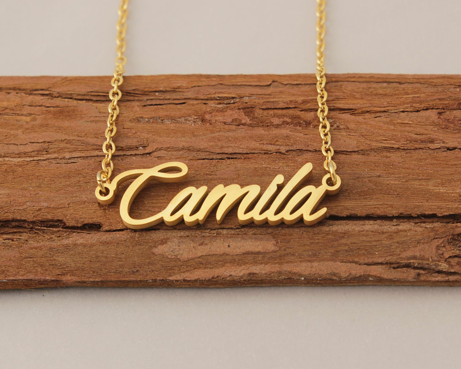 Namenskette, Camila Personalisierte Halskette Für Mädchen, Mode Paare Jahrestag Geschenk Sie von Xiaohand