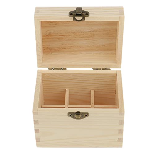 Aufbewahrungsbox aus Holz für ätherische Öle, Organizer für 6 Flaschen, natürliches Holz, handgefertigt, Gewicht und kompakt, Sonnenschäden, bewegliche Trennplatte, Geschenk – 6 Fächer, Holz Aufbewahrungsbox aus Holz für ätherische Öle, Organizer für 6 Flaschen, natürliches Holz, handgefertigt, Gewicht und kompakt, Sonnenschäden, bewegliche Trennplatte, Geschenk – 6 Fächer, Holz von Xiaojikuaipao