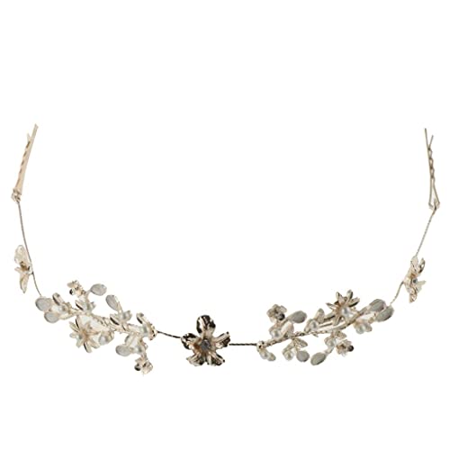 Braut-Tiara-Stirnband mit glänzenden Strasssteinen für Hochzeit, Haarschmuck, charmantes und zartes Design, angenehm zu tragen, perfekt für Braut, Abschlussball und – E von Xiaojikuaipao